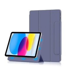 Чехол-книжка Comma Rider Series Double Sides Magnetic Case with Pencil slot для iPad 10 10.9  (2022) (Цвет: Gray Purple)