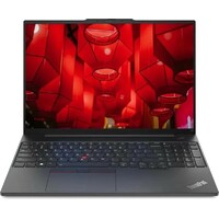 Ноутбук Lenovo ThinkPad E16 G1 (AMD Ryzen 7 7730U 2Ghz/16Gb DDR4/SSD 512Gb/AMD Radeon/16 /IPS/WUXGA (1920x1200)/ENGKBD/noOS/black/WiFi/BT/Cam)