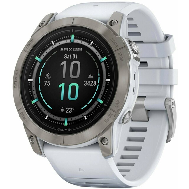 Умные часы Garmin Epix Pro (Gen 2) Sapphire 51mm, белый