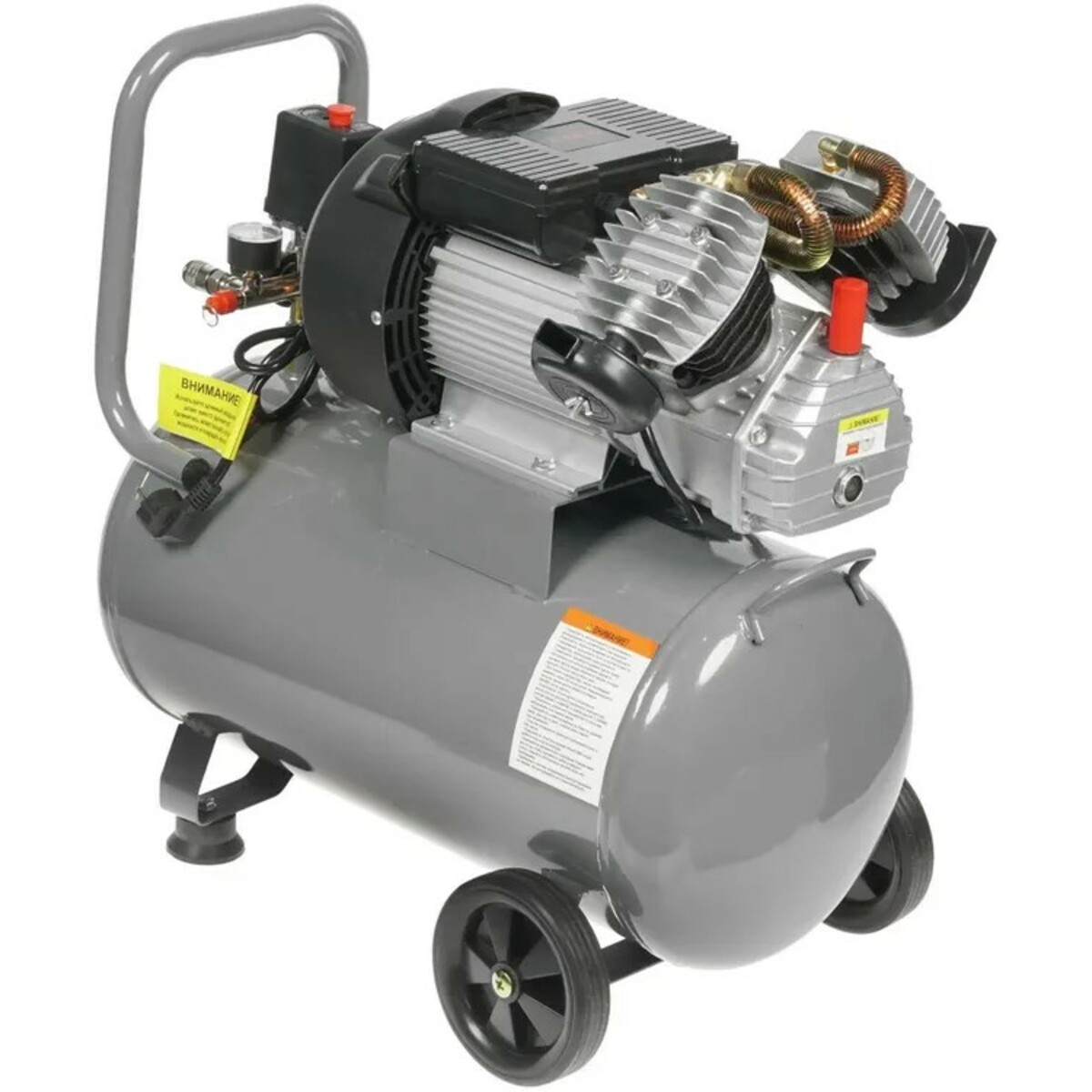 Компрессор поршневой P.I.T. PAC016003-2,5/50 ( Цвет: Gray)