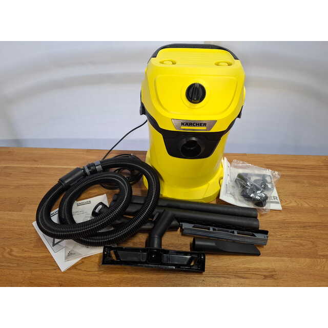 Строительный пылесос Karcher WD 3 V-17 / 4 / 20 (Цвет: Yellow)