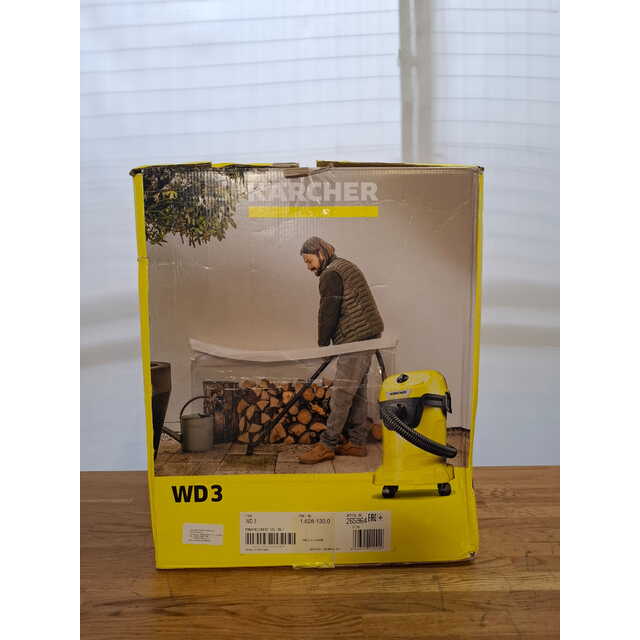 Строительный пылесос Karcher WD 3 V-17 / 4 / 20 (Цвет: Yellow)
