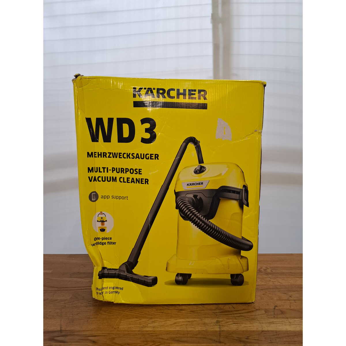 Строительный пылесос Karcher WD 3 V-17/4/20 (Цвет: Yellow)