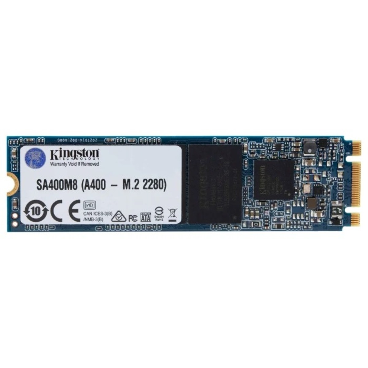 Накопитель SSD Kingston SATA III 480Gb SA400M8 / 480G 