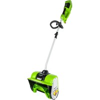 Снегоуборщик электрический Greenworks GD40SSK4 + АКБ 4h (Цвет: Green)