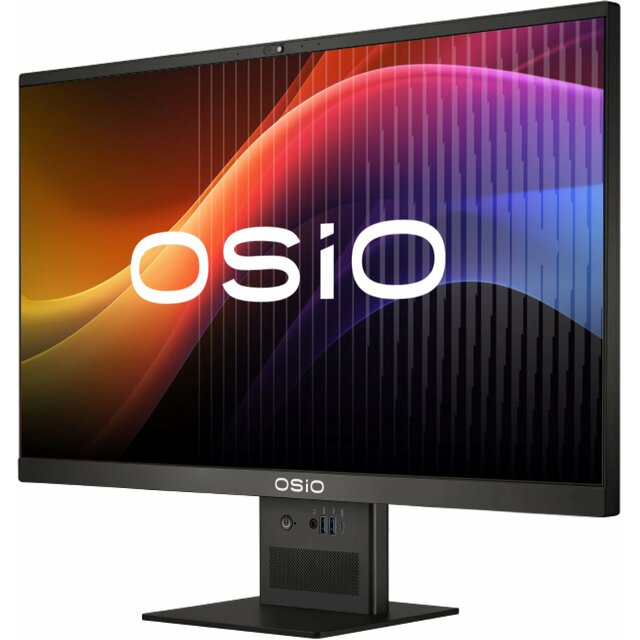 Моноблок Osio BaseLine B240i-024b (Core i3 1115G4 3Ghz/16Gb DDR4/SSD512Gb/Intel UHD Graphics/23.8 /IPS/FHD (1920x1080)/noOS/black/WiFi/BT/Cam) 