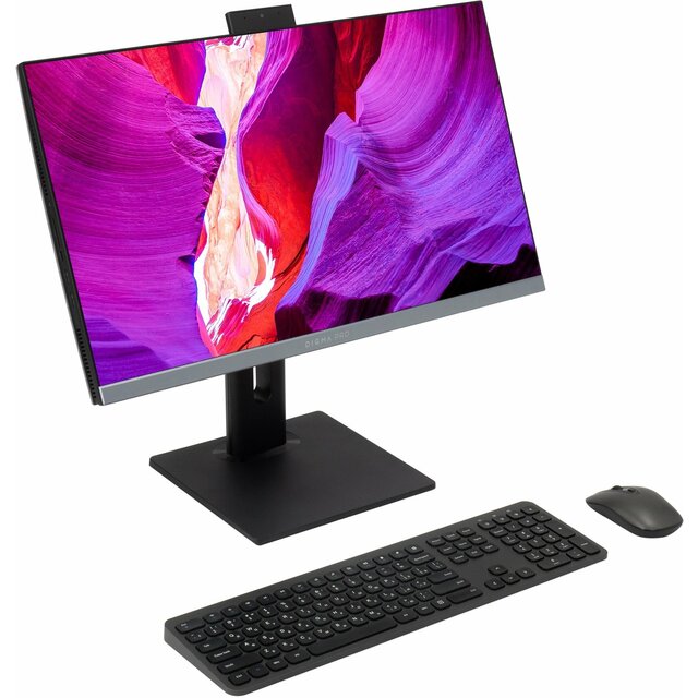 Моноблок Digma Pro Unity (Core i5 13500HX 2.5Ghz/16Gb DDR4/SSD512Gb/Intel UHD Graphics 730/23.8 /IPS/FHD (1920x1080)/Windows 11 Pro/keyboard+mouse/gray/WiFi/BT/Cam) 