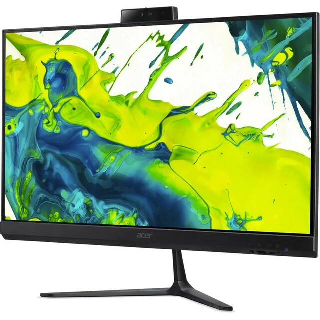 Моноблок Acer Aspire C24B-GKRK (Ryzen 5 330 1.7Ghz/16Gb DDR5/SSD512Gb/AMD Radeon 820M/23.8 /IPS/FHD (1920x1080)/Eshell/keyboard+mouse/black/WiFi/BT/Cam) 