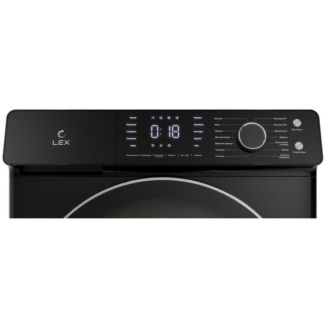 Стиральная машина LEX LWM07012BLIDD drive, черный