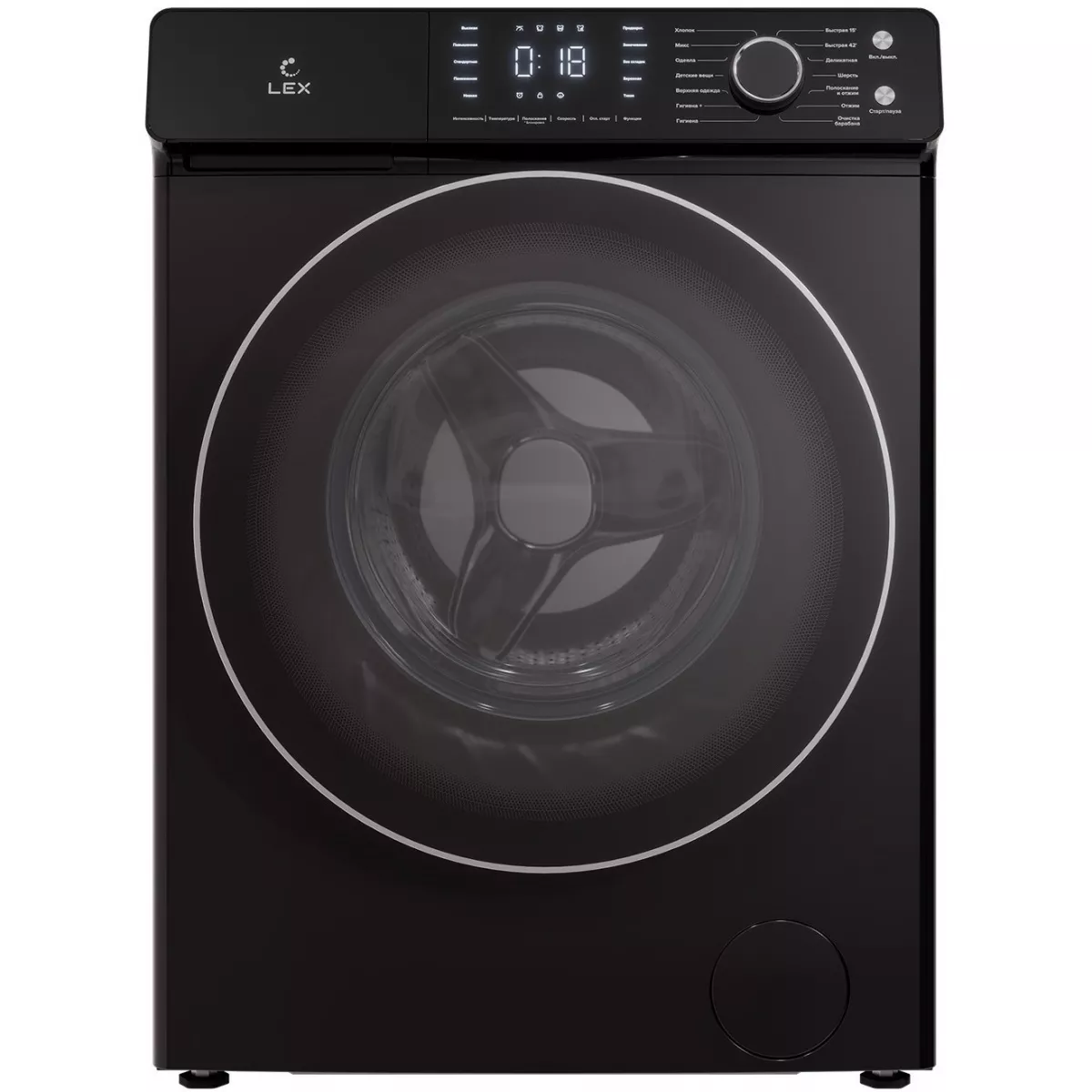 Стиральная машина LEX LWM07012BLIDD drive, черный
