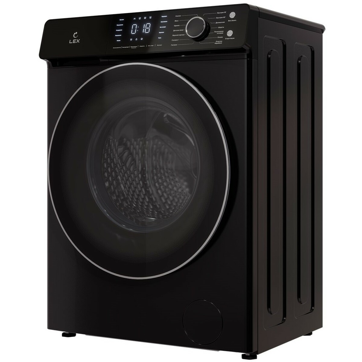 Стиральная машина LEX LWM07012BLIDD drive, черный
