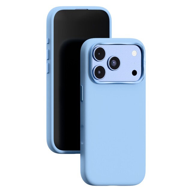 Чехол-накладка VLP Aster Pro Case with MagSafe для Apple iPhone 18 Pro, голубой