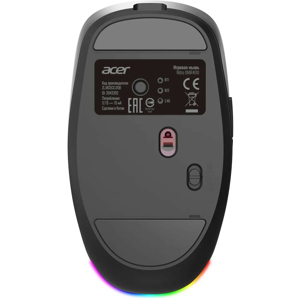 Мышь Acer Nitro OMR400, черный 
