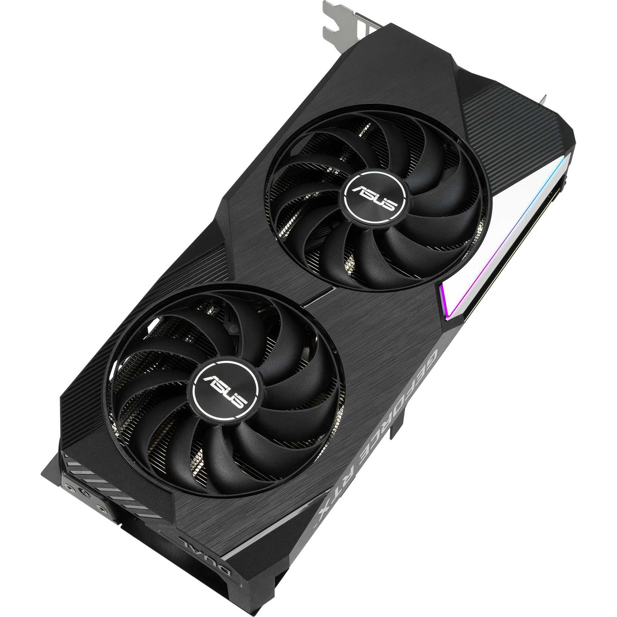 Видеокарта ASUS PCI-E 4.0 DUAL-RTX3060TI-O8G-V2 LHR NVIDIA GeForce RTX 3060Ti 8192Mb 256 GDDR6 1710 / 14000 / HDMIx2 / DPx3 / HDCP Ret lhr