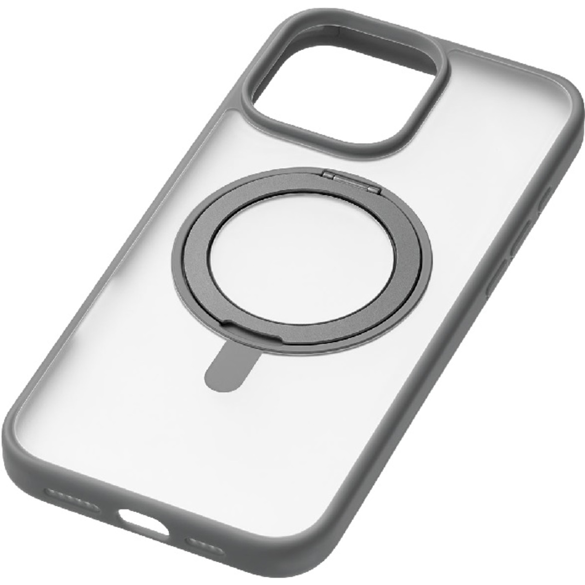 Чехол-накладка uBear Clip 360 Mag Case для смартфона Apple iPhone 16 Pro Max (Цвет: Grey)