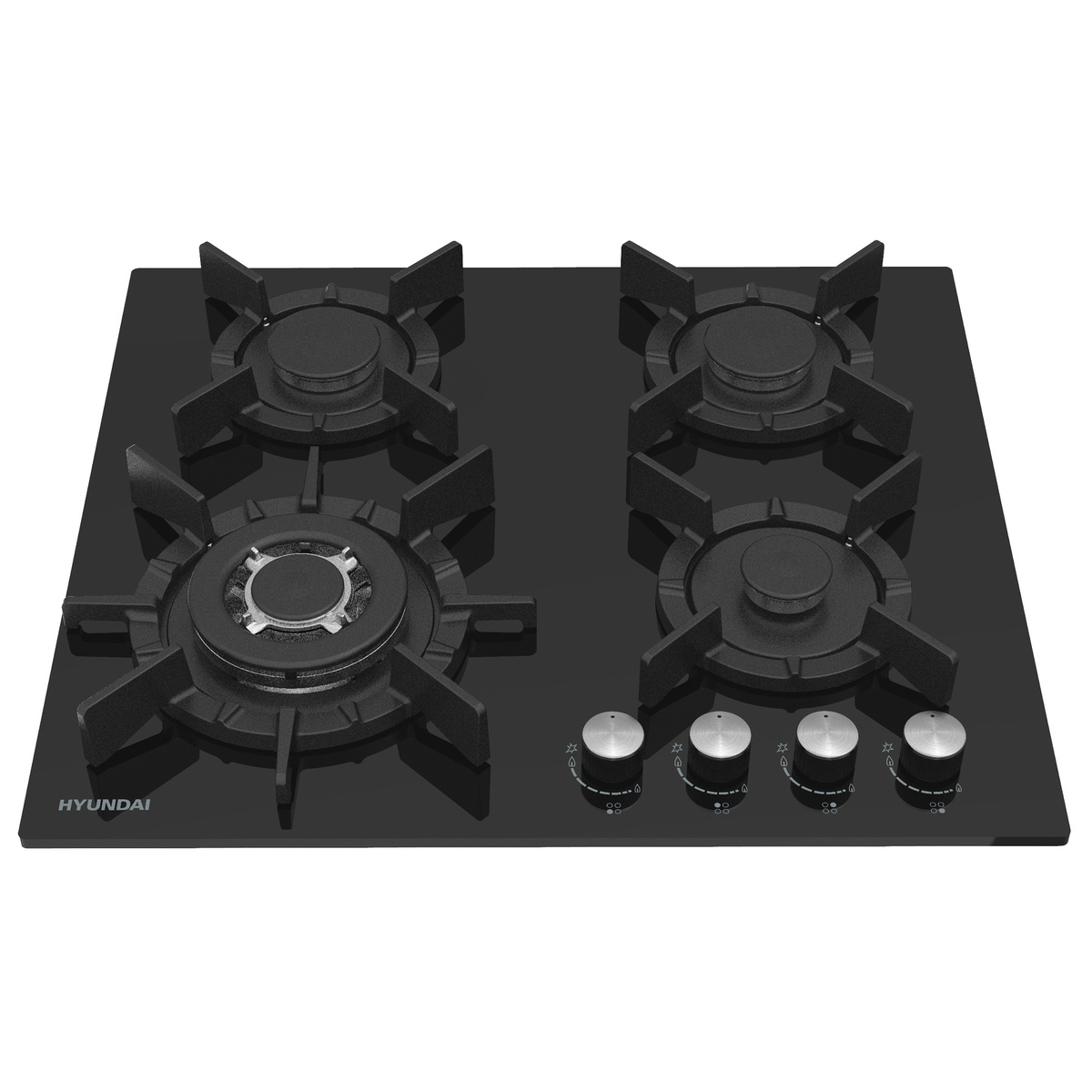 Варочная панель Hyundai HHG 6437 BG (Цвет: Black)