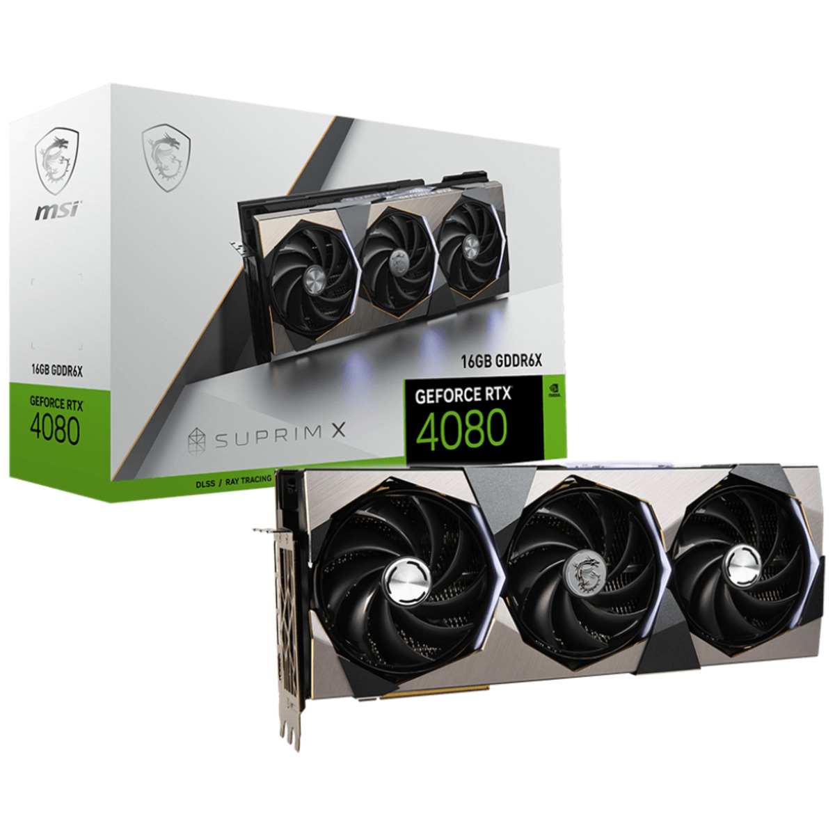 Видеокарта MSI GeForce RTX 4080 16GB SUPRIM X, Retail