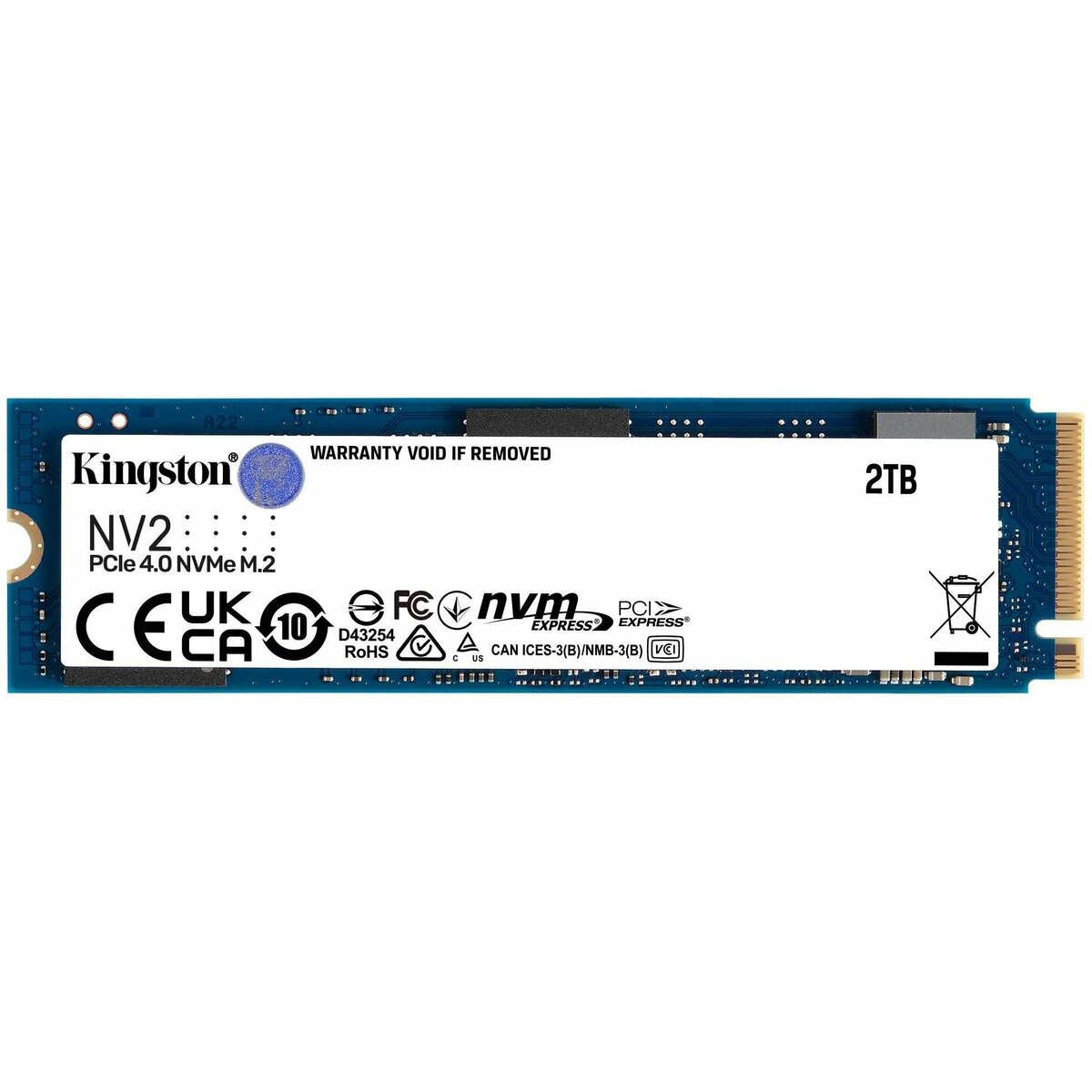 Накопитель SSD Kingston PCI-E 4.0 x4 2Tb SNV2S/2000G