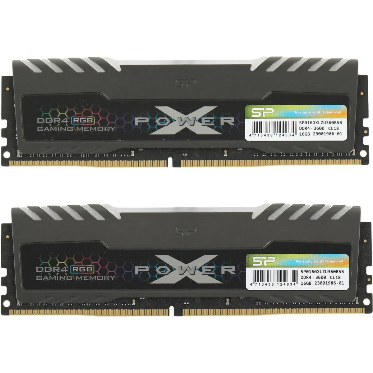 Память DDR4 2x16Gb 3600MHz Silicon Power SP032GXLZU360BDB 