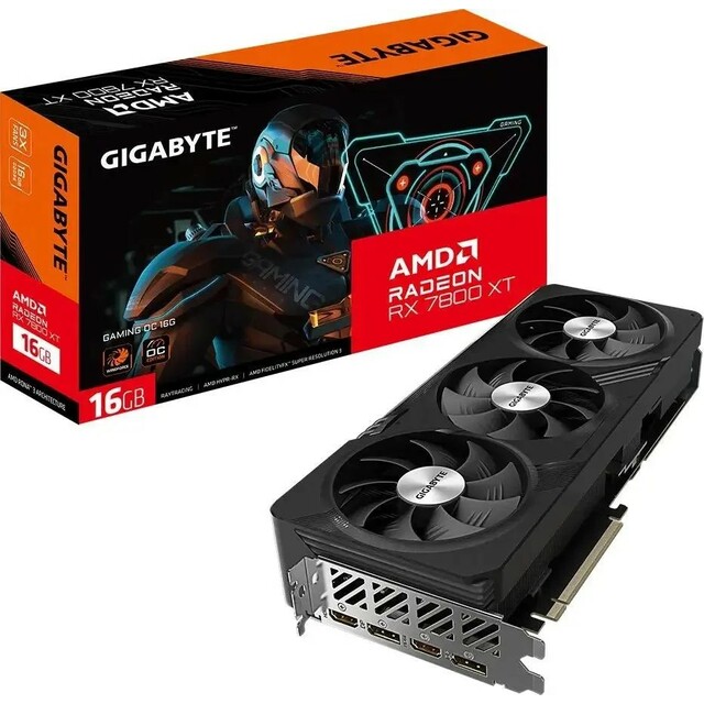 Видеокарта Gigabyte Radeon RX 7800 XT 16Gb (GV-R78XTGAMING OC-16GD)