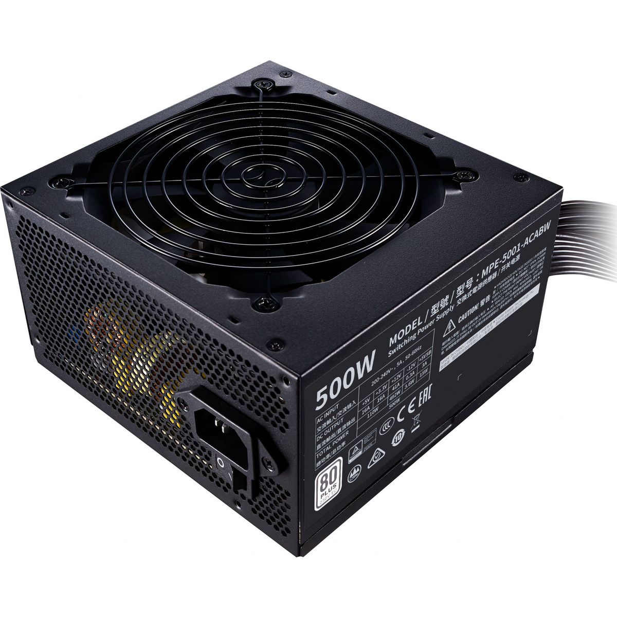 Блок питания Cooler Master ATX 500W MWE White V2