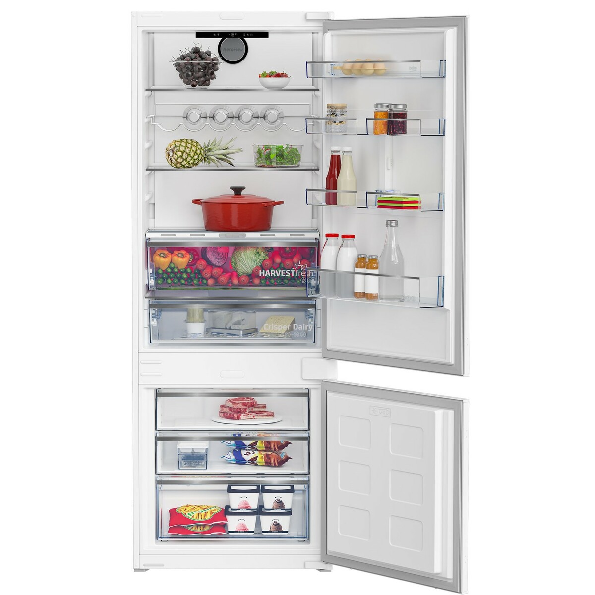 Холодильник Beko BCNE400I35ZS, белый