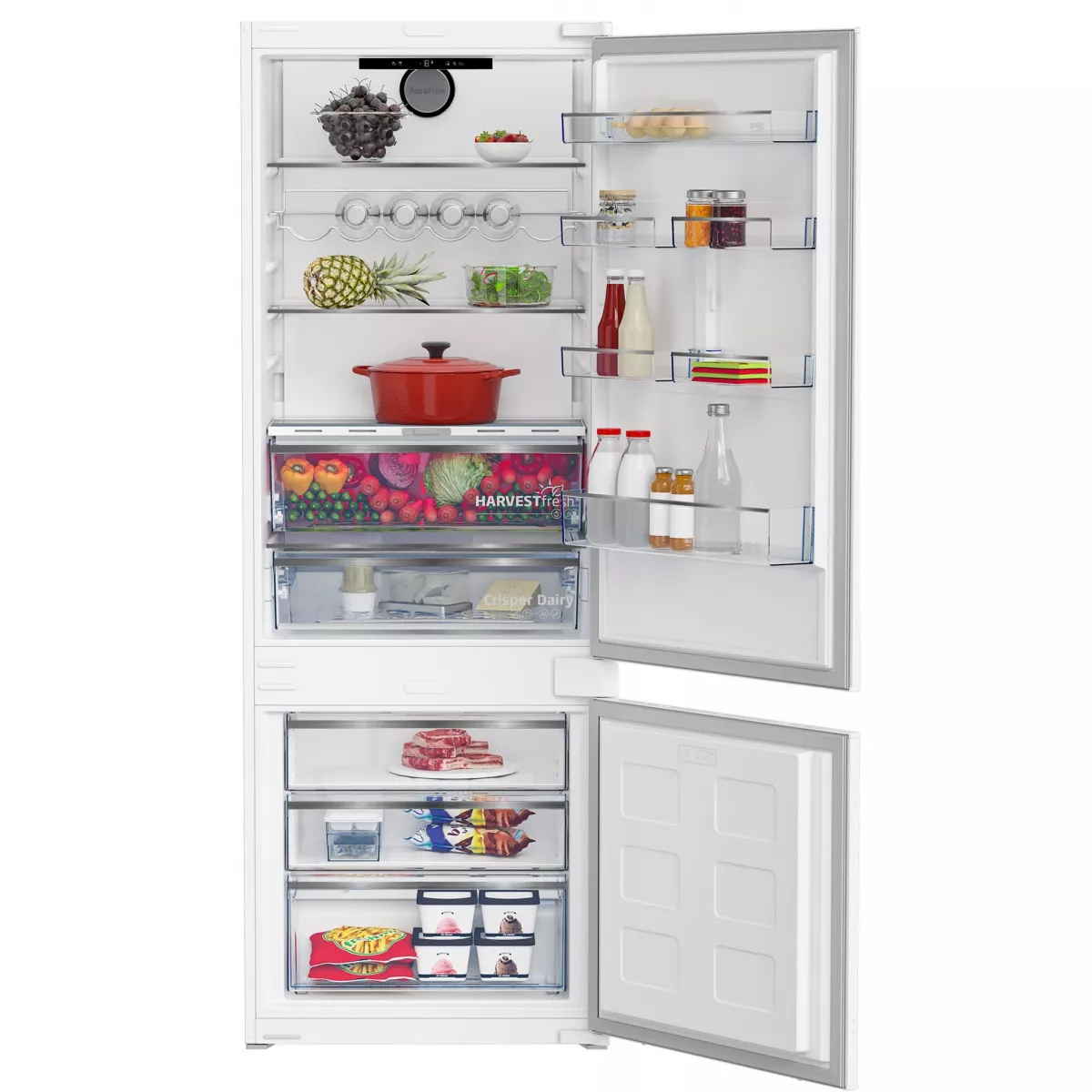 Холодильник Beko BCNE400I35ZS, белый