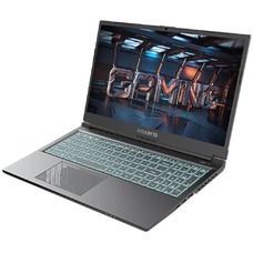 Ноутбук Gigabyte G5 Core i7 12650H 16Gb SSD512Gb NVIDIA GeForce RTX4050 6Gb 15.6 IPS FHD (1920x1080) Free DOS black WiFi BT Cam (MF5-G2KZ353SD)