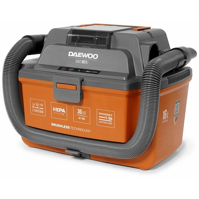 Строительный пылесос Daewoo DAVC 1621Li SET (Цвет: Orange) Строительный пылесос Daewoo DAVC 1621Li SET (Цвет: Orange)