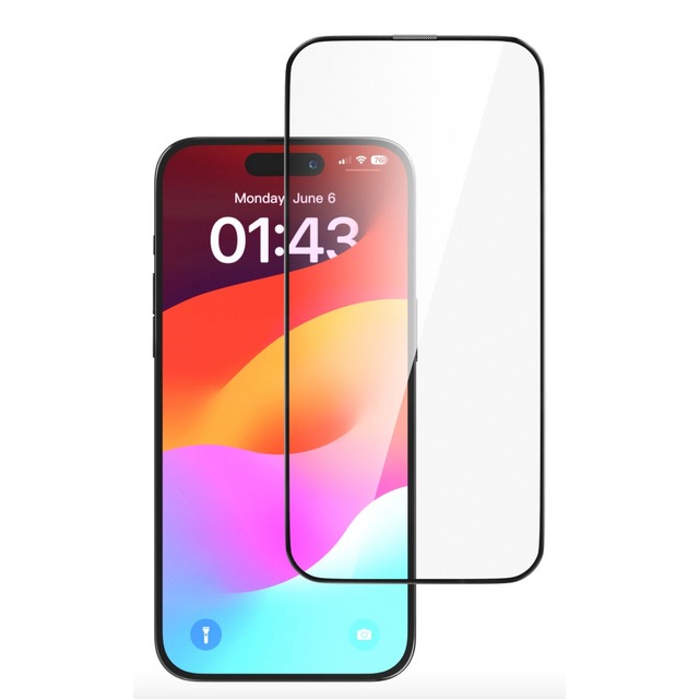 Защитное стекло Devia Star Series для iPhone 16e (Цвет: Black)