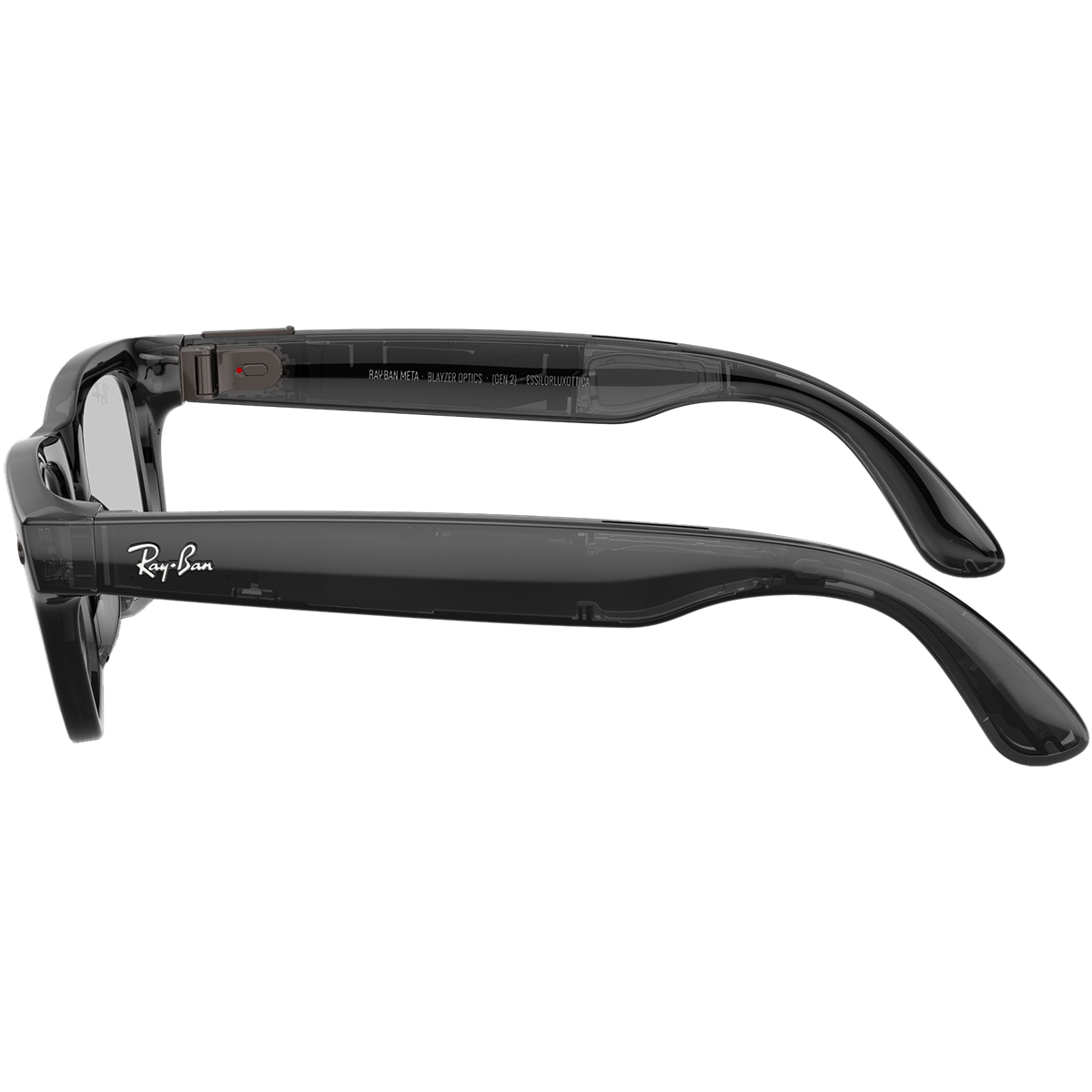 Умные очки Ray-Ban Meta Blayzer Optics RW7001 (Gen 2) (Цвет: Transparent Black / Clear)