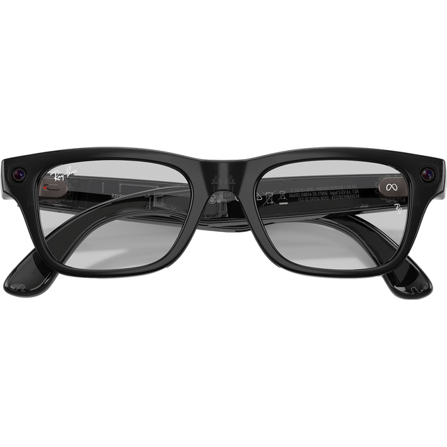 Умные очки Ray-Ban Meta Blayzer Optics RW7001 (Gen 2) (Цвет: Transparent Black / Clear)