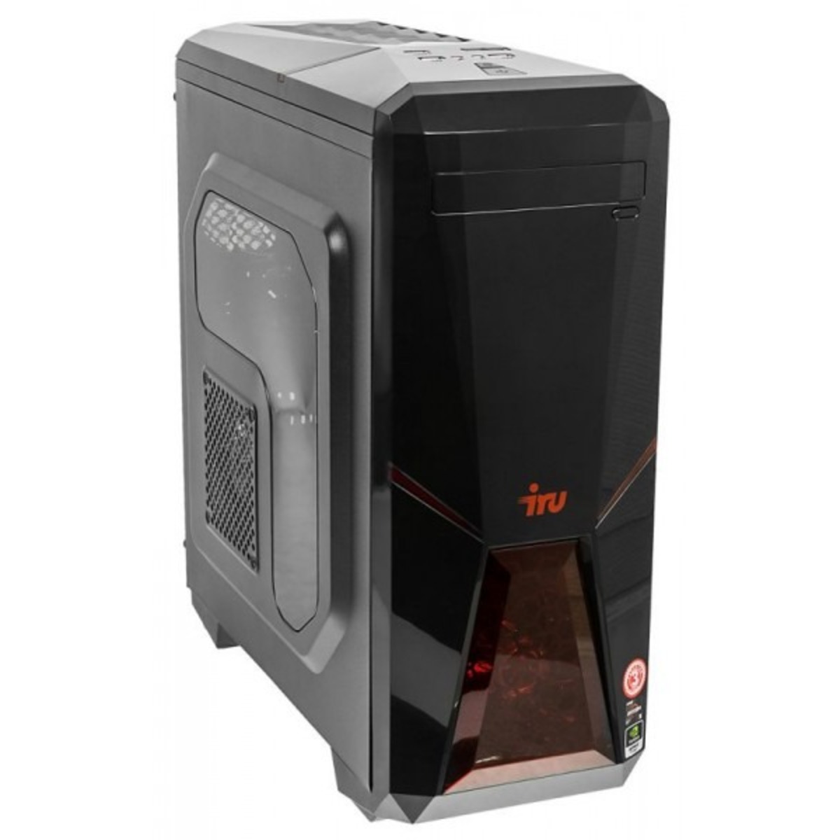 ПК IRU Corp 517 TWR i7 8700K (3.7) / 32Gb / 2Tb+2Tb 7.2k / P2000 5Gb / Free DOS / GbitEth / 1000W / черный