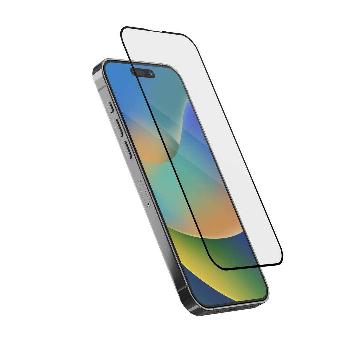 Защитное стекло uBear Extreme Privacy Nano Shield для iPhone 15 Pro Max, черный(GL165BL03ANP67P-I23)