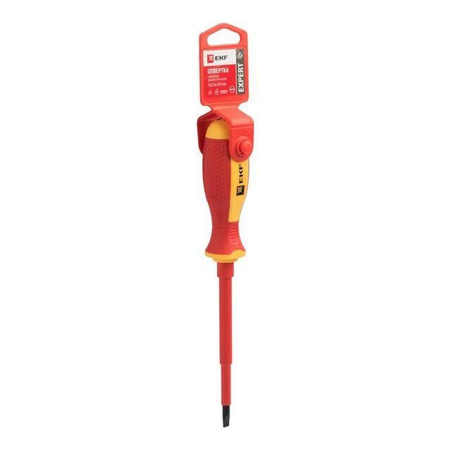 Отвертка шлицевая PROхima EKF sl-5.5-125-exp-in Expert 1000В (Цвет: Red) Отвертка шлицевая PROхima EKF sl-5.5-125-exp-in Expert 1000В (Цвет: Red)