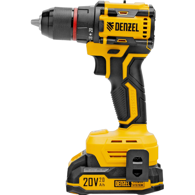 Дрель-шуруповерт Denzel CDH-BL-20 (Цвет: Yellow)