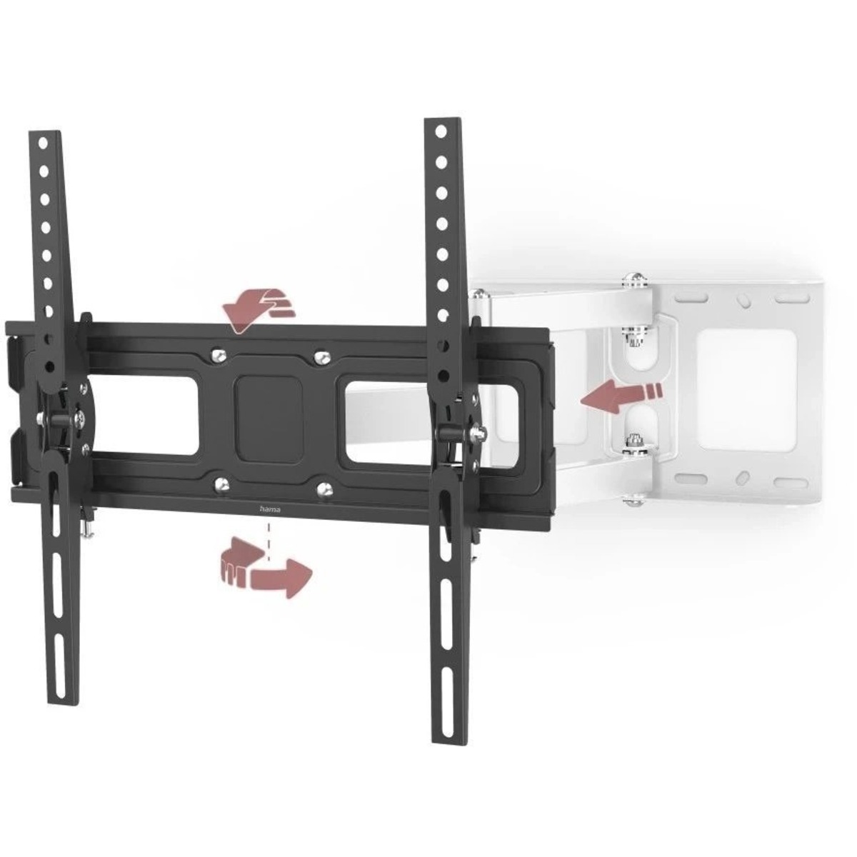 Кронштейн для телевизора Hama 00220856, черный/белый
