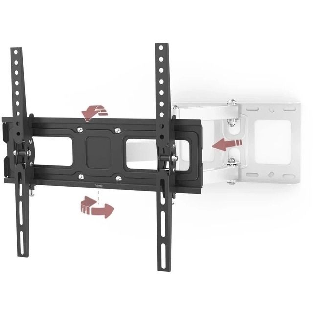 Кронштейн для телевизора Hama 00220856, черный / белый Кронштейн для телевизора Hama 00220856, черный / белый