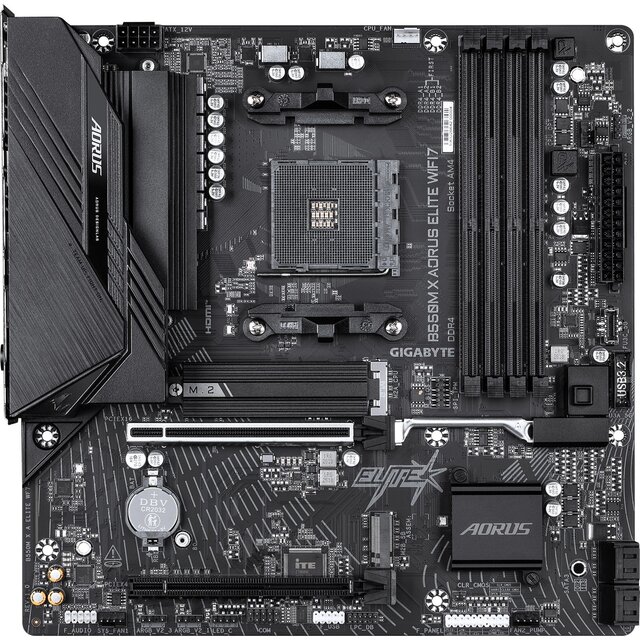 Материнская плата Gigabyte B550M X A ELITE WF7 Материнская плата Gigabyte B550M X A ELITE WF7