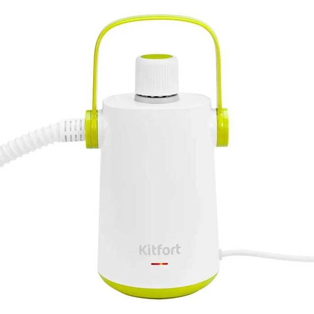 Пароочиститель ручной Kitfort КТ-9109-2 (Цвет: White / Green) Пароочиститель ручной Kitfort КТ-9109-2 (Цвет: White / Green)