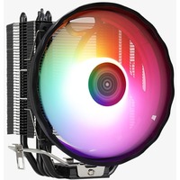 Устройство охлаждения(кулер) Aerocool Rave 4 ARGB PWM 4P Soc-AM5/AM4/1151/1200/1700 4-pin 18-27dB Al+Cu 130W 570gr LED Ret