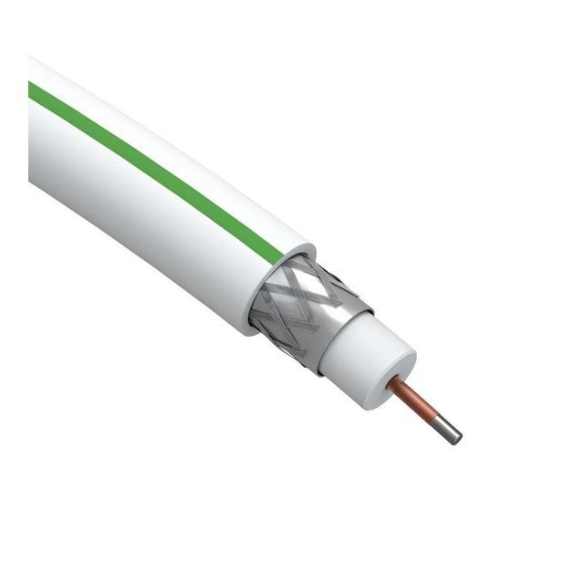 Кабель коаксиальный SAT 703 B.CCS / (оплетка Al. 75%) PVC 75Ом бел. 100м SIMPLE (м) Эра Б0044608