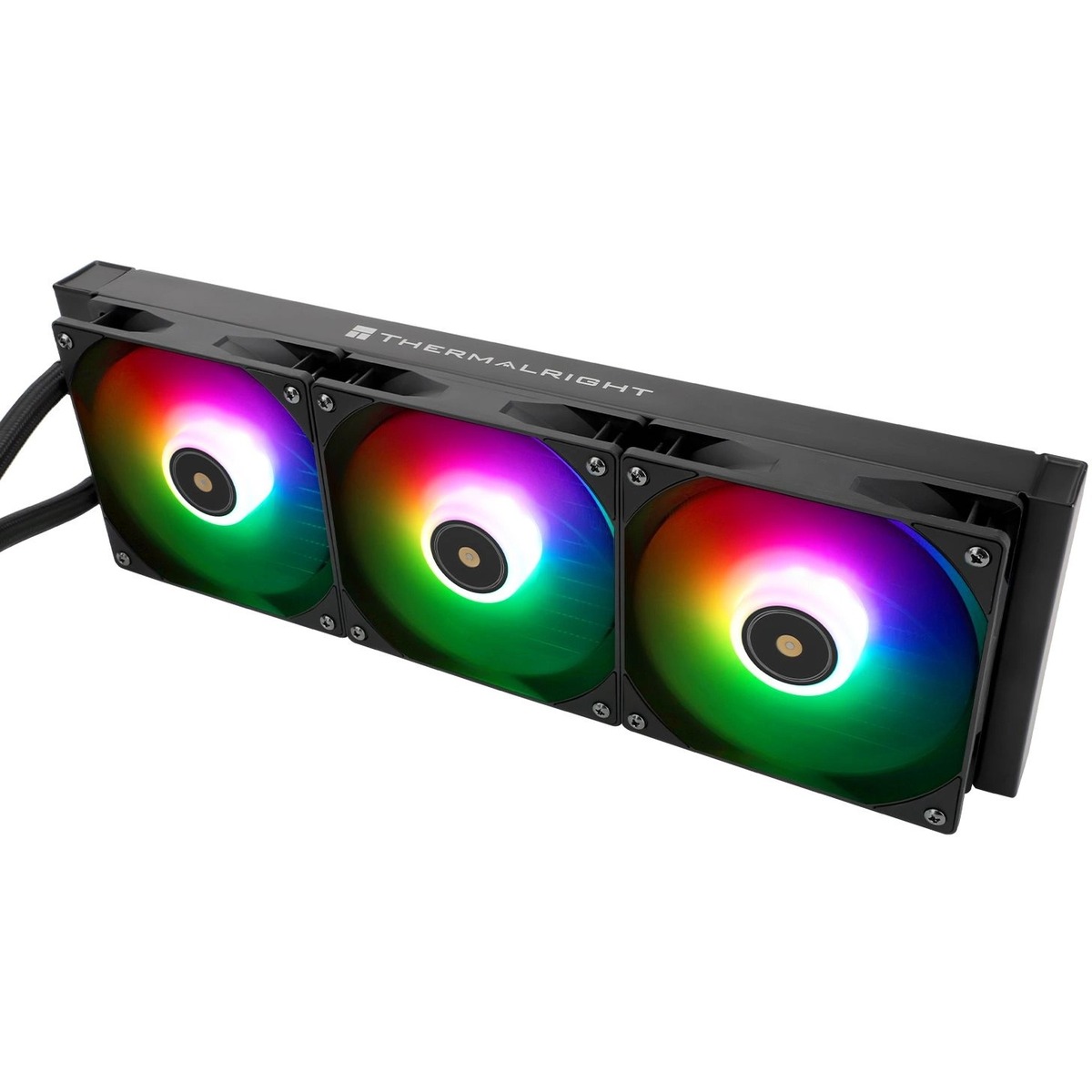 Система водяного охлаждения Thermalright Core Vision 360 ARGB Soc-AM5 / AM4 / 1200 / 1700 / 1851 черный 4-pin 28.1dB Al LCD Ret (C-VISION-360-BL-ARGB)