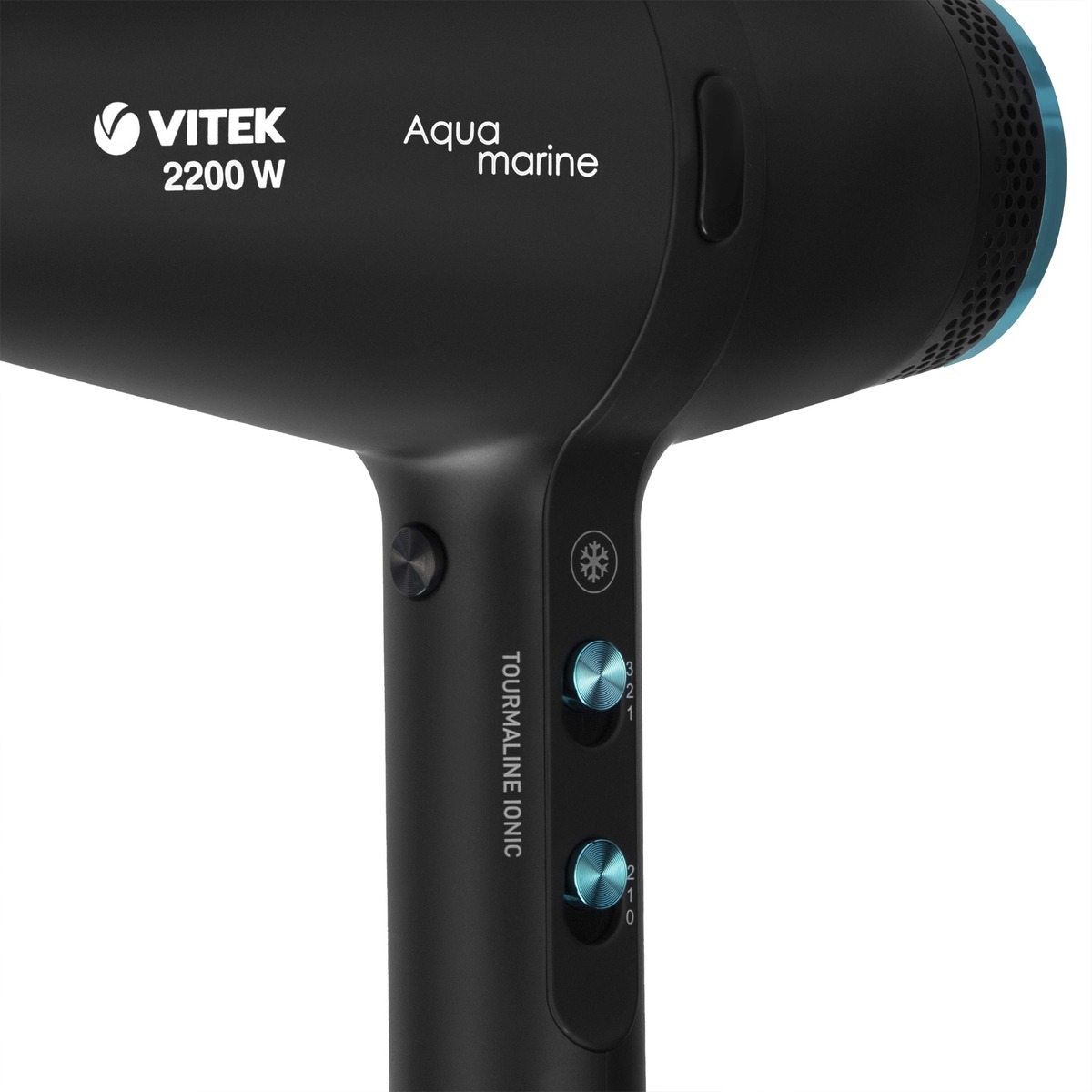 Фен Vitek Aquamarine VT-2378, черный