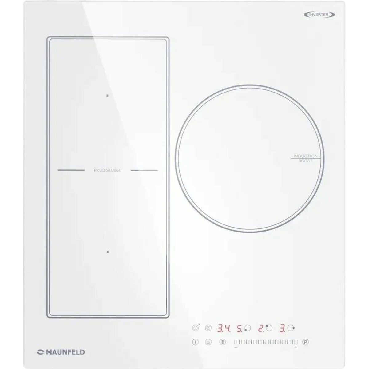 Варочная панель Maunfeld CVI453SBWH Inverter, белый