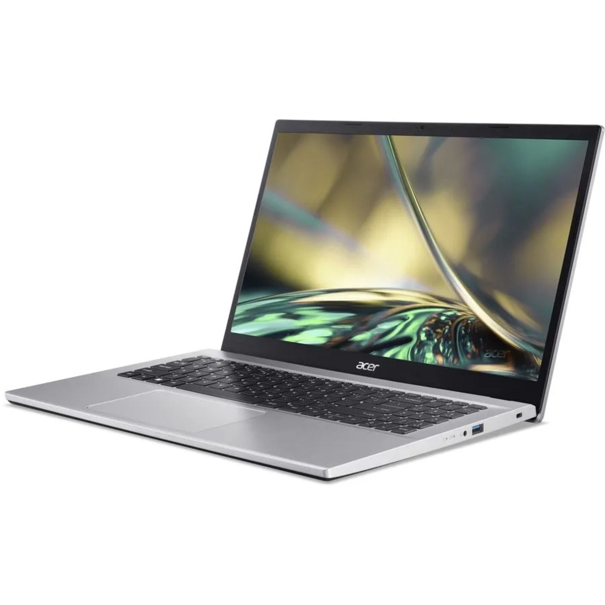 Ноутбук Acer Aspire 3 A315-59-330W Slim Core i3 1215U 8Gb SSD256Gb Intel UHD Graphics 15.6 IPS FHD (1920x1080) Eshell silver WiFi BT Cam