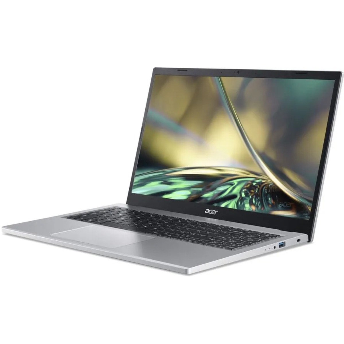 Ноутбук Acer Aspire 3 A315-24P-R16W Ryzen 3 7320U 8Gb SSD256Gb AMD Radeon 15.6 IPS FHD (1920x1080) Eshell silver WiFi BT Cam