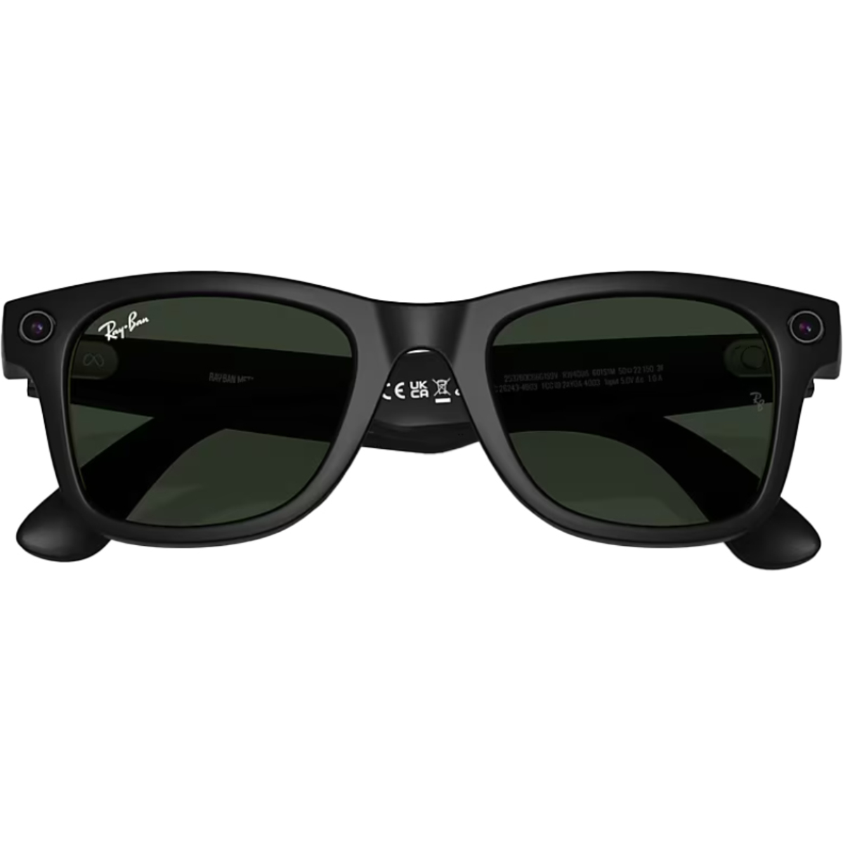 Умные очки Ray-Ban Meta Wayfarer RW4006 (Цвет: Matte Black / Transitions Graphite Green)