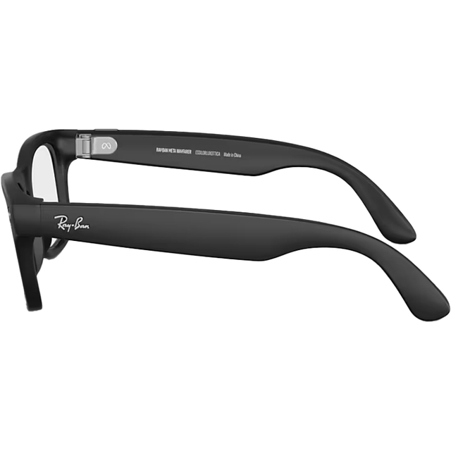 Умные очки Ray-Ban Meta Wayfarer RW4006 (Цвет: Matte Black/Transitions Graphite Green)
