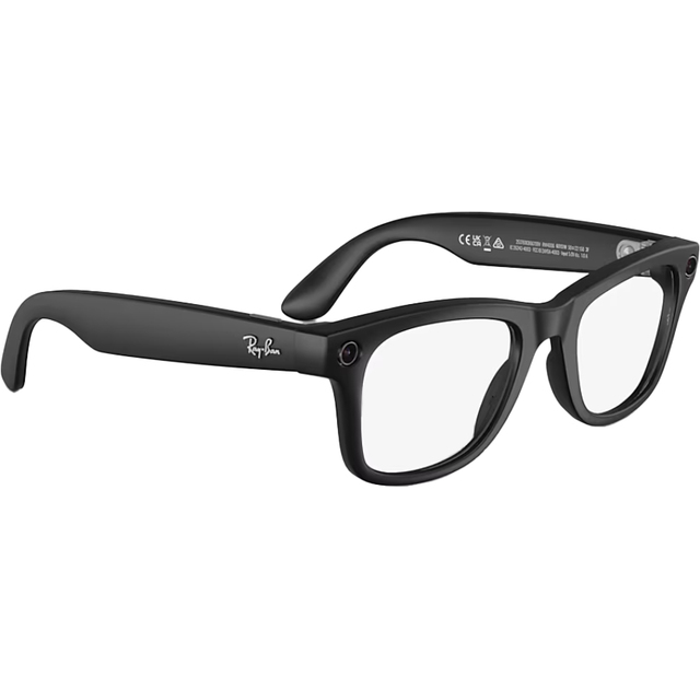 Умные очки Ray-Ban Meta Wayfarer RW4006 (Цвет: Matte Black/Transitions Graphite Green)